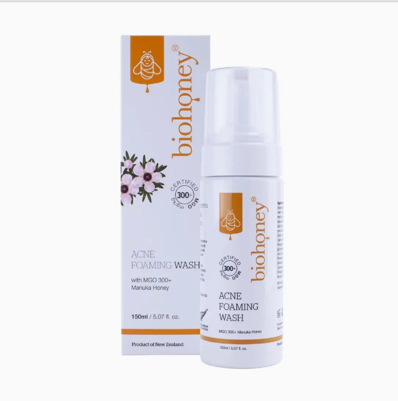 Biohoney Manuka Honey Base Acne Foaming Wash ( Only 1 Available)
