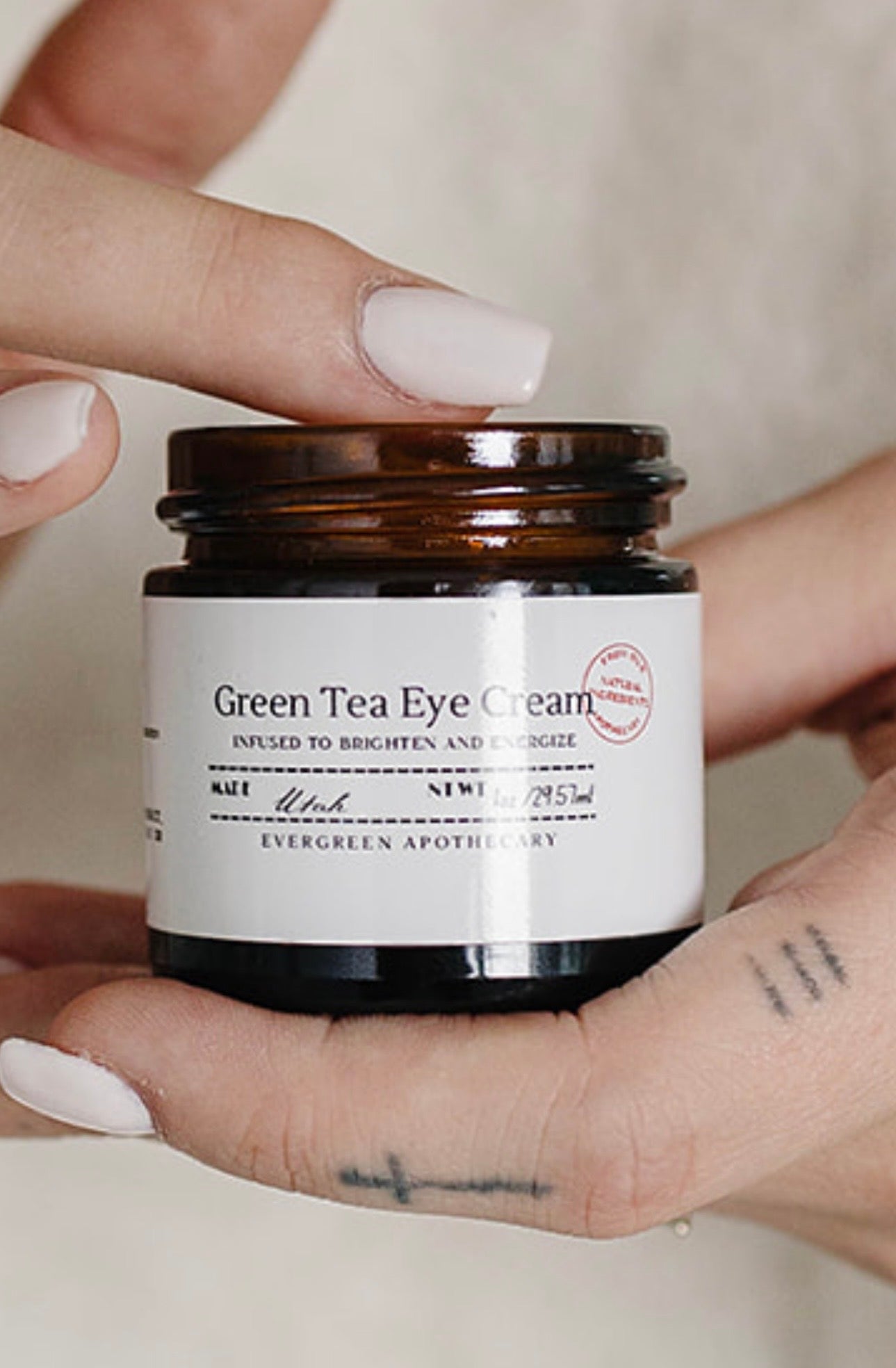 Exclusive: Green Tea Tallow Under Eye Cream (1 oz)- Brighten & Depuff