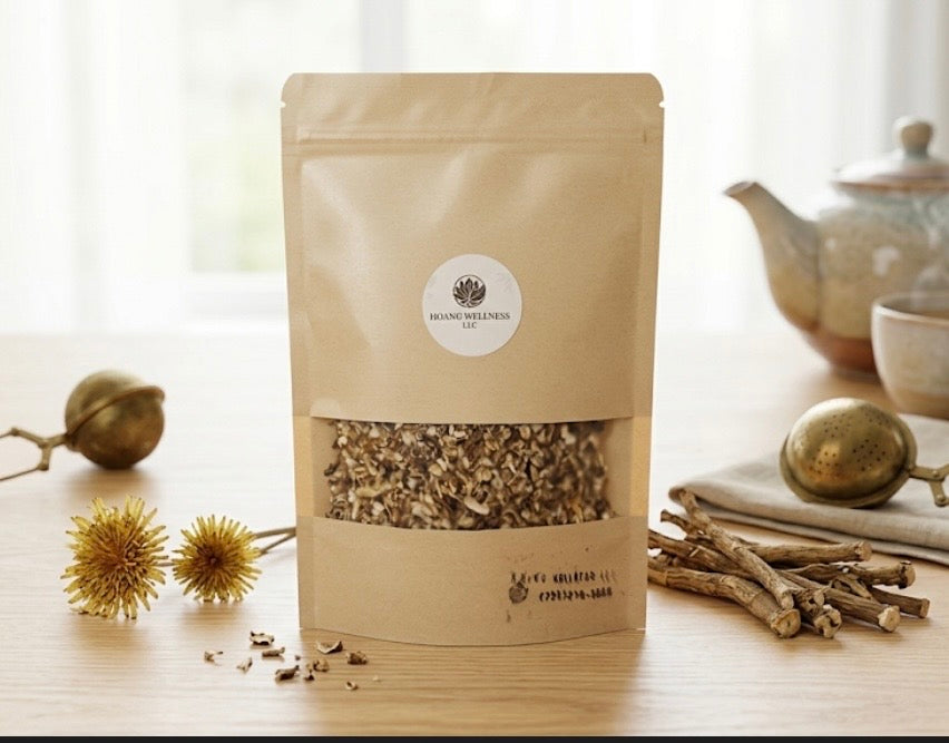Organic Dandelion Root Tea - Digestive& Liver Support (2.5 oz) + Personal wellness Consultation