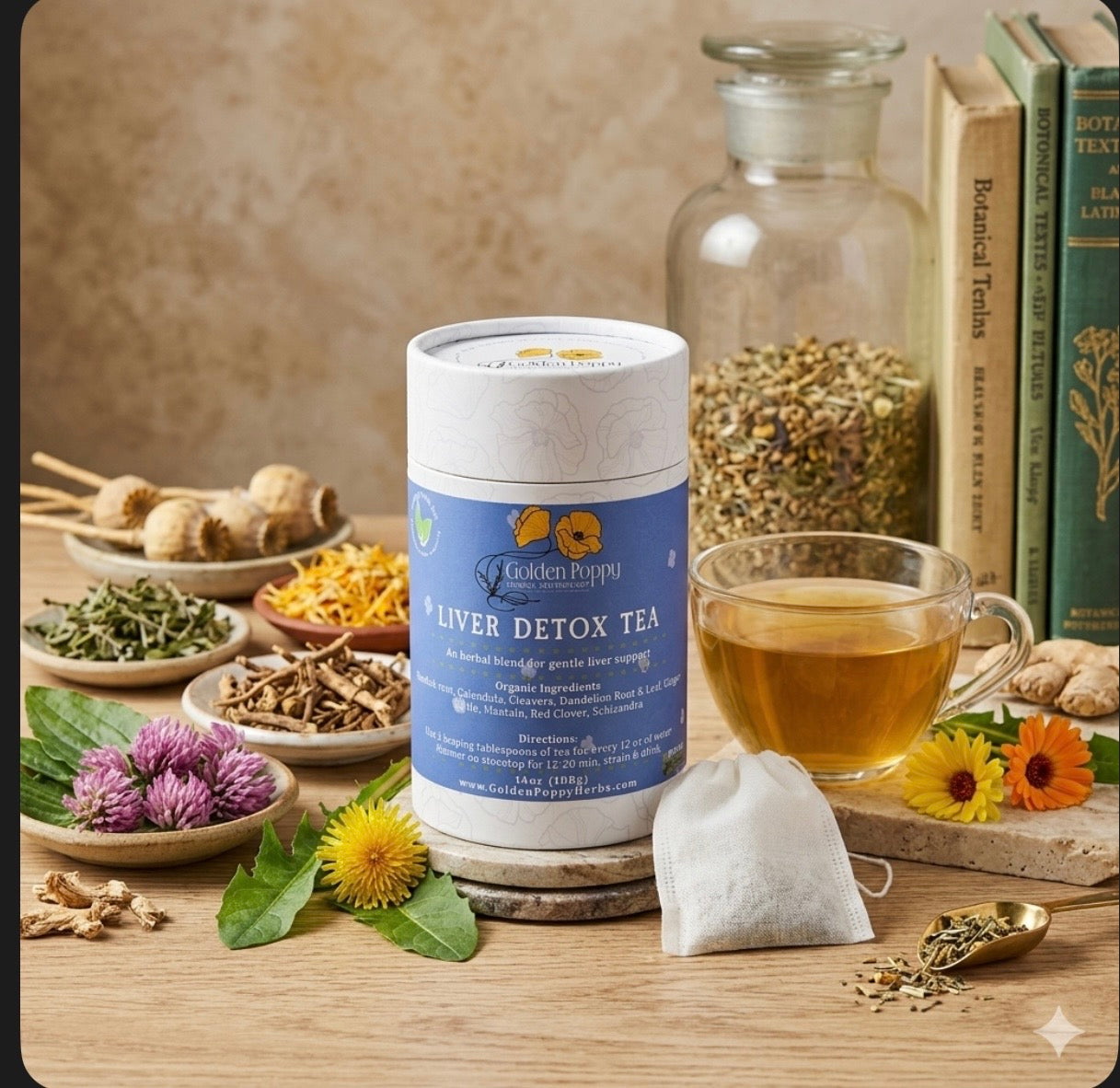 Liver Detox Tea- Organic Herbal Support