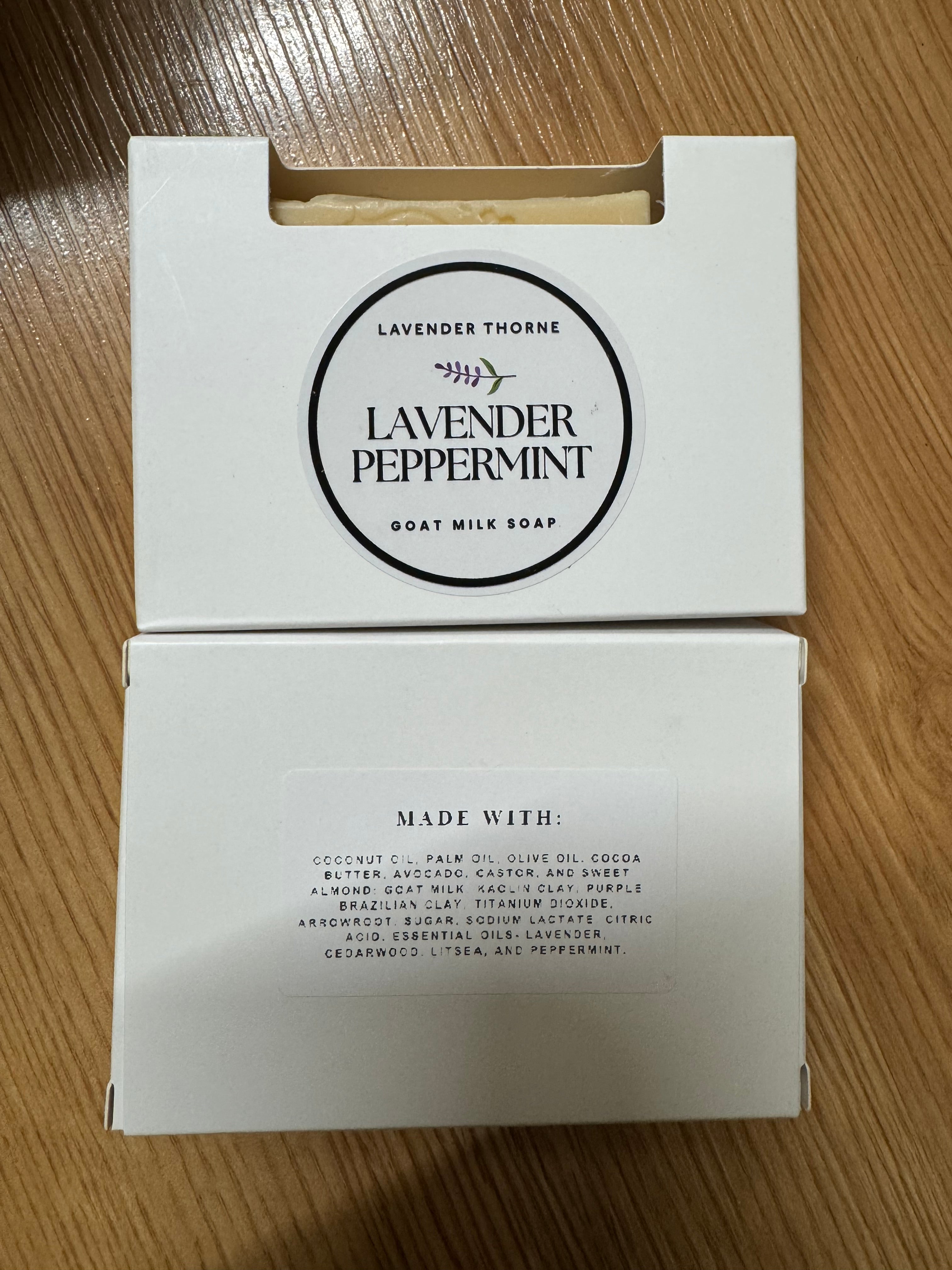 Lavender Peppermint Handcrafted Goat Milk Soap